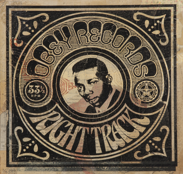 Shepard Fairey (OBEY), ‘Obey Records Right Track’, 2006, Julien's Auctions