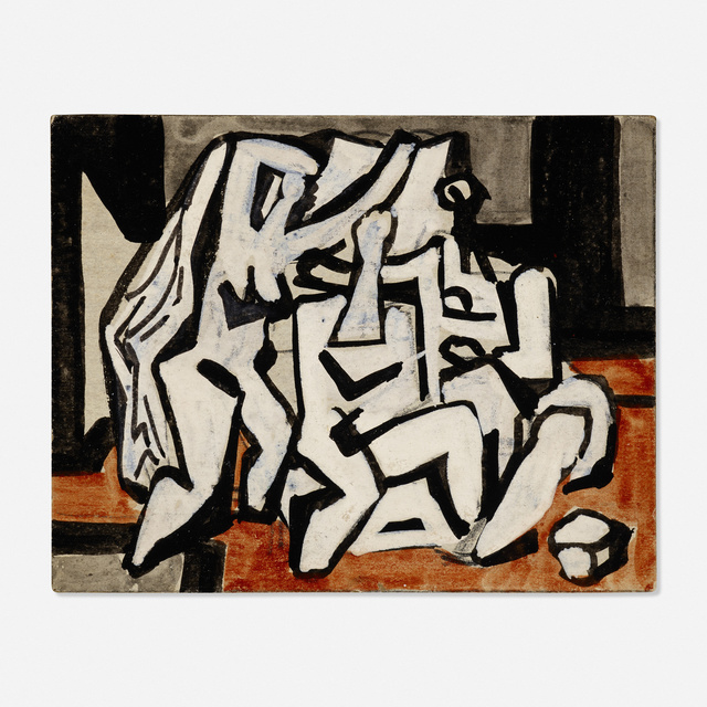 Vaclav Vytlacil, ‘Untitled’, Painting, Tempera on paper, Rago/Wright