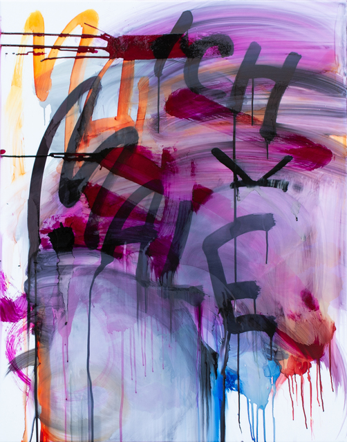 Thierry Furger, ‘SCHRIFTENMALER 05’, 2020, Painting, Ink and acid on white aluminium, KOLLY GALLERY