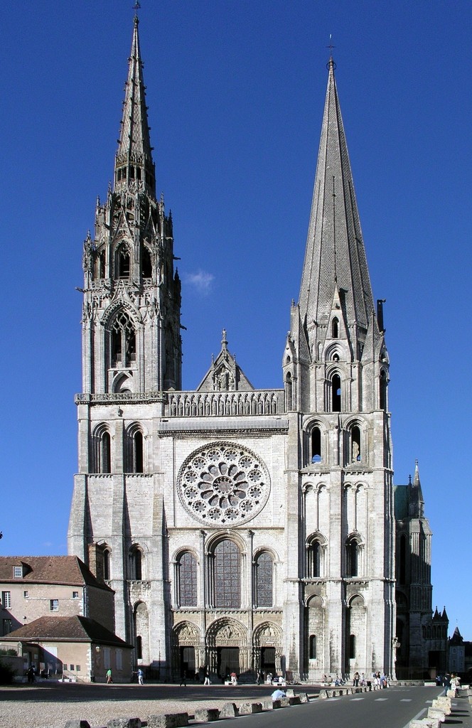 Chartres, France | Chartres Cathedral (the Cathedral of Notre-Dame) (ca