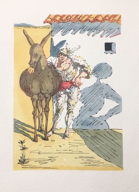 Salvador Dalí, ‘Hue Bourrique’, 1959, Drawing, Collage or other Work on Paper, Xylograph, Dali Paris