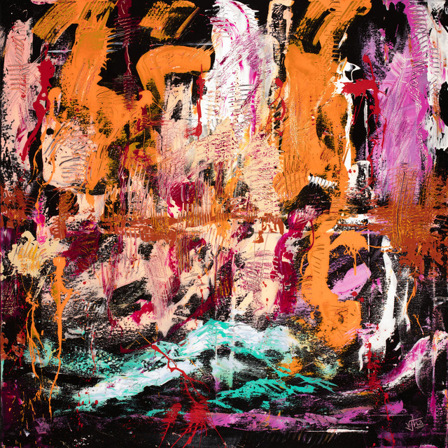 Vikash Jha, ‘Introspection #1’, 2018, Painting, Acrylic and mixed media on canvas, MvVO ART