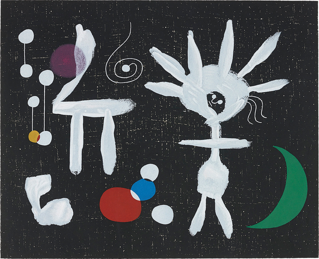 Joan Miró, ‘Rose Matinale au Clair de la lune (Morning Rose in the Light of the Moon)’, 1958, Phillips