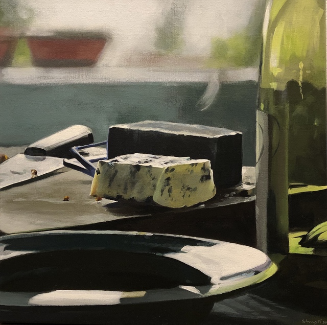 Ben Schonzeit, ‘Westport Wine & Cheese’, 2014, Painting, Acrylic on linen, Louis K. Meisel Gallery