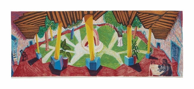 David Hockney, ‘Hotel Acatlán: Two Weeks Later, from: The Moving Focus Series’, 1985, Christie's