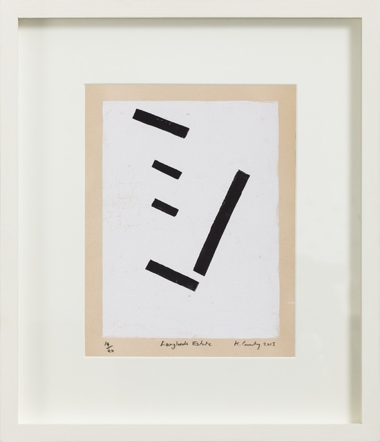 Keith Coventry, ‘Longlands Estate ’, 2015, Print, Linocut on paper. Signed, numbered, titled and dated. Image size: 24 x 18.5 cm, Paul Stolper Gallery