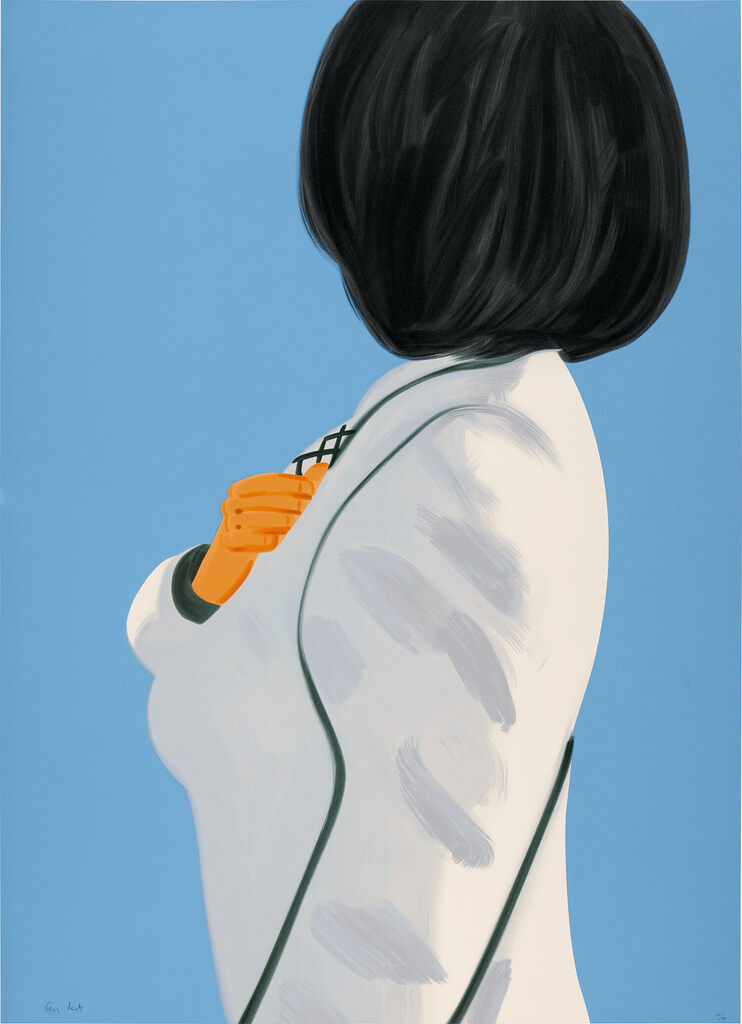 Alex Katz - Vivien in White Coat (S. 741)