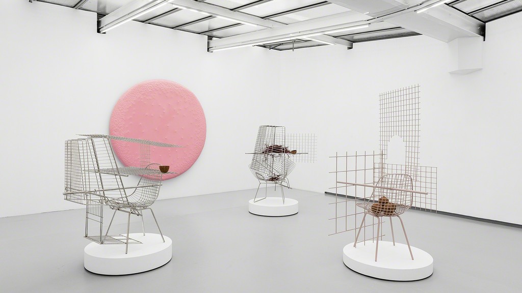 Exhibition view, "Mid-Century Consensus" a solo show by David Renggli. © Photo: Grégory Copitet - Courtesy of the artist and Valentin, Paris. Exhibition view, "Mid-Century Consensus" a solo show by David Renggli. © Photo: Grégory Copitet - Courtesy of the artist and Valentin, Paris.
