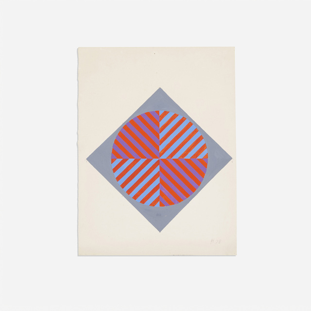 Ernst Benkert, ‘Untitled (no. 78)’, 1960, Drawing, Collage or other Work on Paper, Watercolor on paper, Rago/Wright