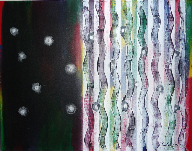 Perez Celis, ‘Aureolas’, 1999, Painting, Mixed Media, Anita Shapolsky Gallery
