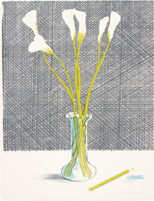 David Hockney, ‘Lillies, from Europäische Graphik No VII’, 1971, Phillips
