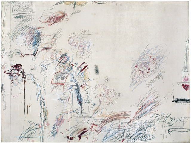 Cy Twombly, ‘Second Voyage to Italy (Second Version)’, 1962, San Francisco Museum of Modern Art (SFMOMA)