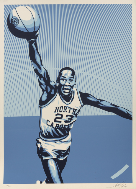 Shepard Fairey (OBEY), ‘Jordan UNC’, 2009, Julien's Auctions