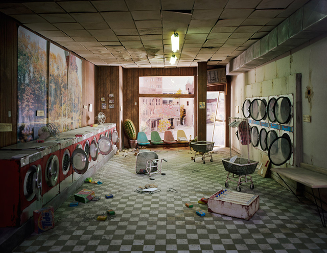 Lori Nix and Kathleen Gerber, ‘Laundromat’, 2008, ClampArt