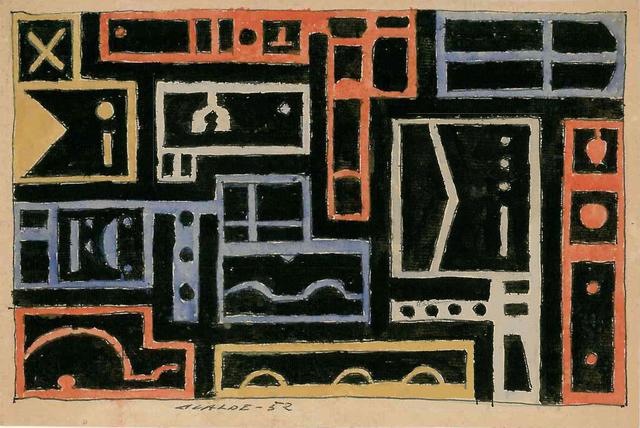 Gastón Olalde, ‘Constructivo’, 1952, Galería de las Misiones