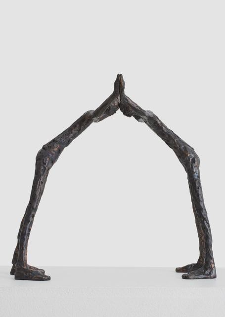 Tina Heuter, ‘Against yourself’, 2016, Sculpture, Bronze, 2 parts, mianki.Gallery