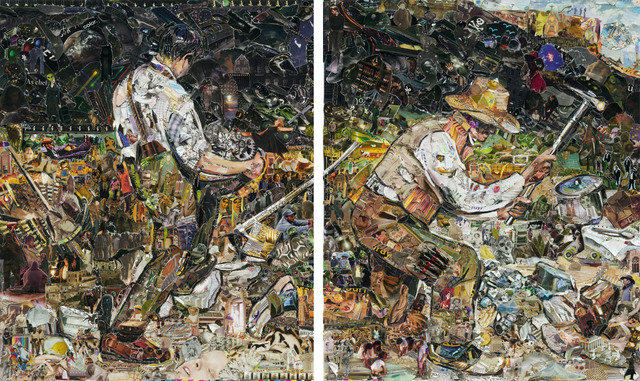 Vik Muniz, ‘The Stone Breakers, after Gustave Courbet (Pictures of Magazines 2)’, 2013, Sikkema Jenkins & Co.
