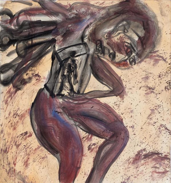 Martin Disler, ‘Untitled’, 1995, Drawing, Collage or other Work on Paper, Watercolour on paper, Koller Auctions