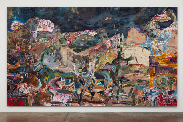 Joshua Hagler, ‘Between Earth and Here’, 2020, Painting, Mixed media on canvas and burlap, Cris Worley Fine Arts