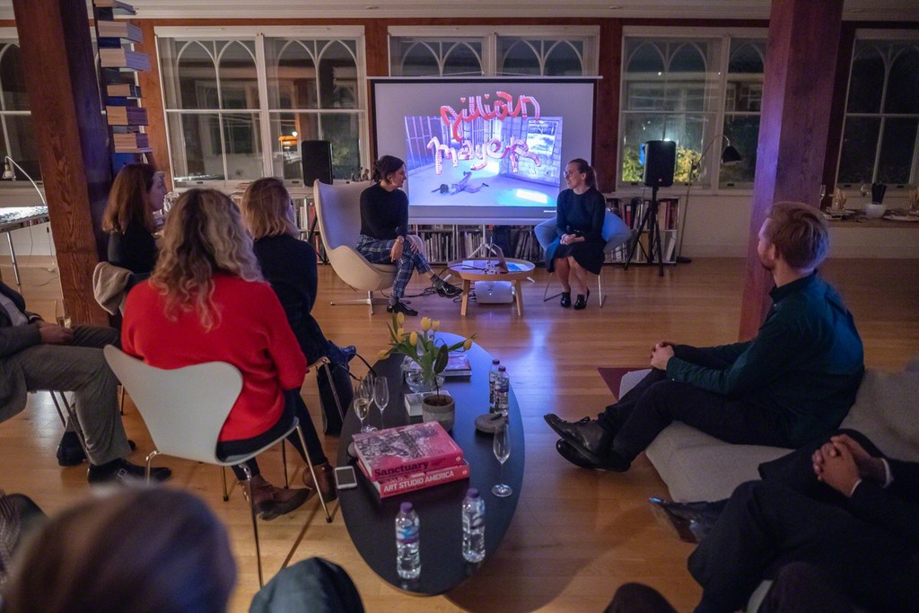 Photos of Jillian Mayer intimate talk in London 2018. Photo: Annka Kultys Gallery (Damian Griffiths) Photos of Jillian Mayer intimate talk in London 2018. Photo: Annka Kultys Gallery (Damian Griffiths)