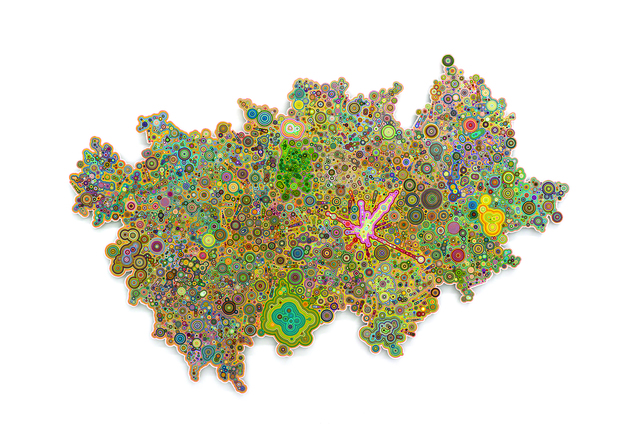 Adam Jastrzębski, ‘Precambrian II’, 2016, Mixed Media, Vinyl foil on plexiglass, Propaganda