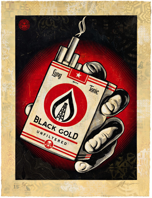Shepard Fairey, ‘Black Gold, HPM’, 2015, Pace Prints