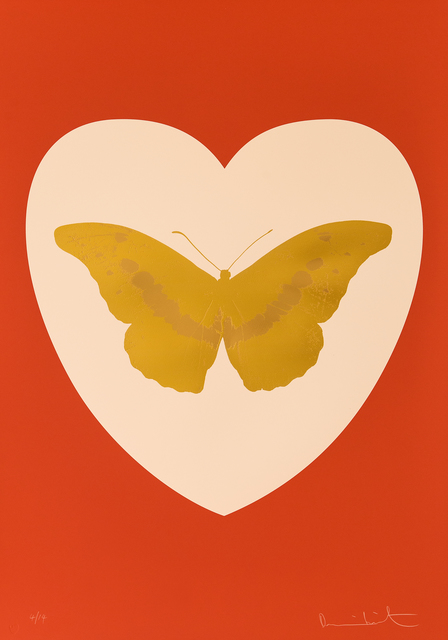 Damien Hirst, ‘I Love You’, 2015, Print, Silkscreen on paper, Deodato Arte