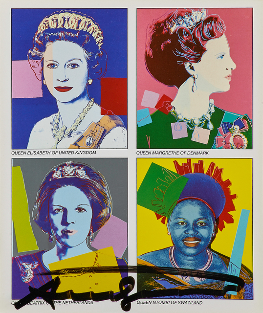 Andy Warhol, ‘Reigning Queens’, 1985, Print, Offset lithograph in colors (invitation), Rago/Wright