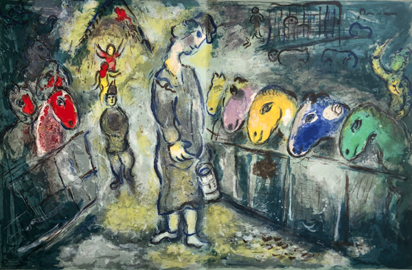 Marc Chagall, ‘Le Cirque M. 510’, 1967, Print, Original Lithograph on Velin d'Arches Wove Paper, Galerie d'Orsay