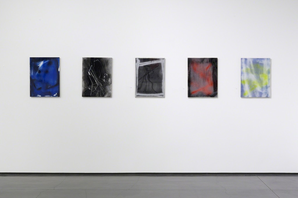 Installation view: Cheryl Donegan, GRLZ + VEILS, 2018. Photo: Tony Prikryl Installation view: Cheryl Donegan, GRLZ + VEILS, 2018. Photo: Tony Prikryl