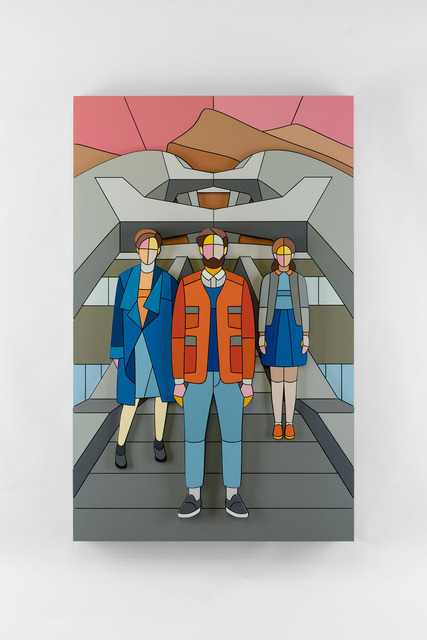 Dmitri Aske, ‘On the Other Side’, 2020, Mixed Media, Plywood, spray paint, Ruarts Gallery