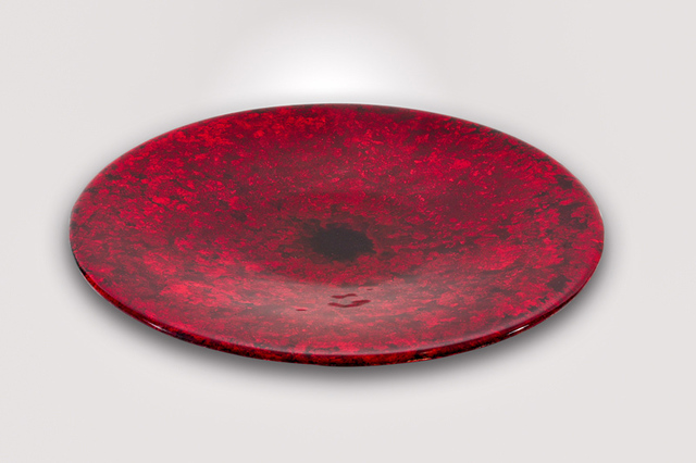 Tommy Zen, ‘Red Magma Plate’, 2020, Sculpture, Ceramic, Thompson Landry Gallery