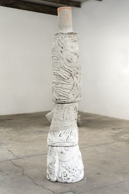 Mischa Sanders & Philipp Putzer, ‘Betonadonna ’, 2021, Sculpture, Concrete, clay, plastic pipe, OH GALLERY