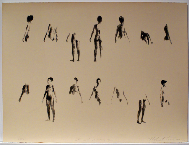 Robert Graham, ‘Untitled (Figures on Beige Ground, Medium)’, 1971, Print, Lithograph, Bernard Jacobson Gallery
