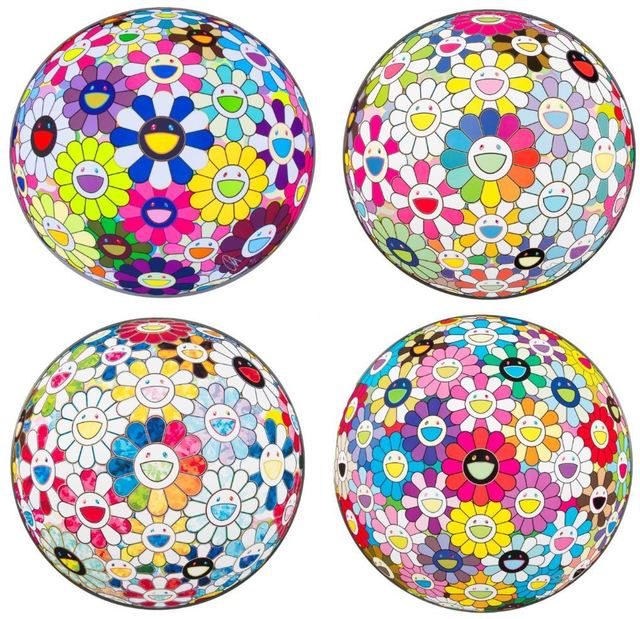 Takashi Murakami | Flowerball (4): Scenery with a Rainbow in the Midst ...