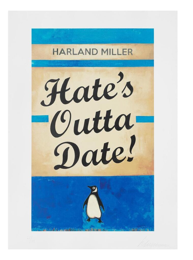 Harland Miller - Hate's Outta Date (Blue)