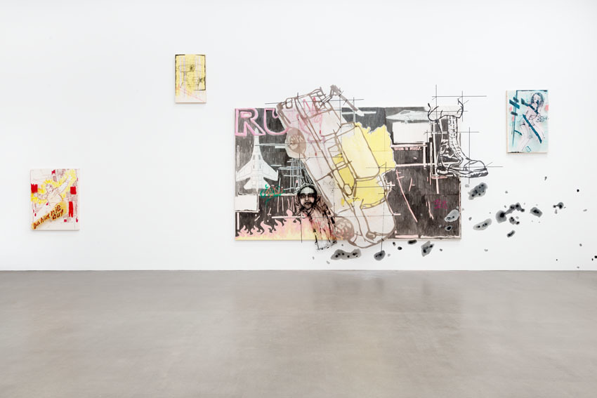 Marshmallow Mood, Installation view, Galerie EIGEN + ART Leipzig, Photo: Uwe Walter Marshmallow Mood, Installation view, Galerie EIGEN + ART Leipzig, Photo: Uwe Walter