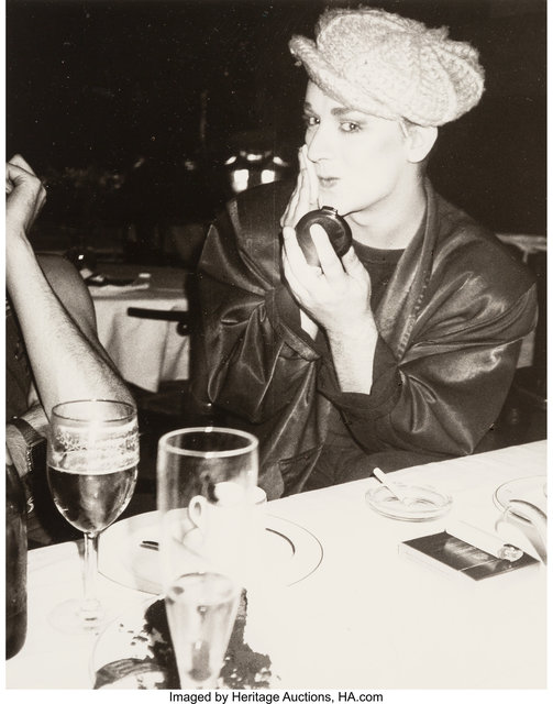 Andy Warhol, ‘Boy George’, 1985, Photography, Gelatin silver, Heritage Auctions
