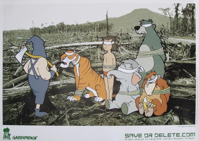 Banksy, ‘Save Or Delete (Greenpeace Print)’, 2002, Julien's Auctions
