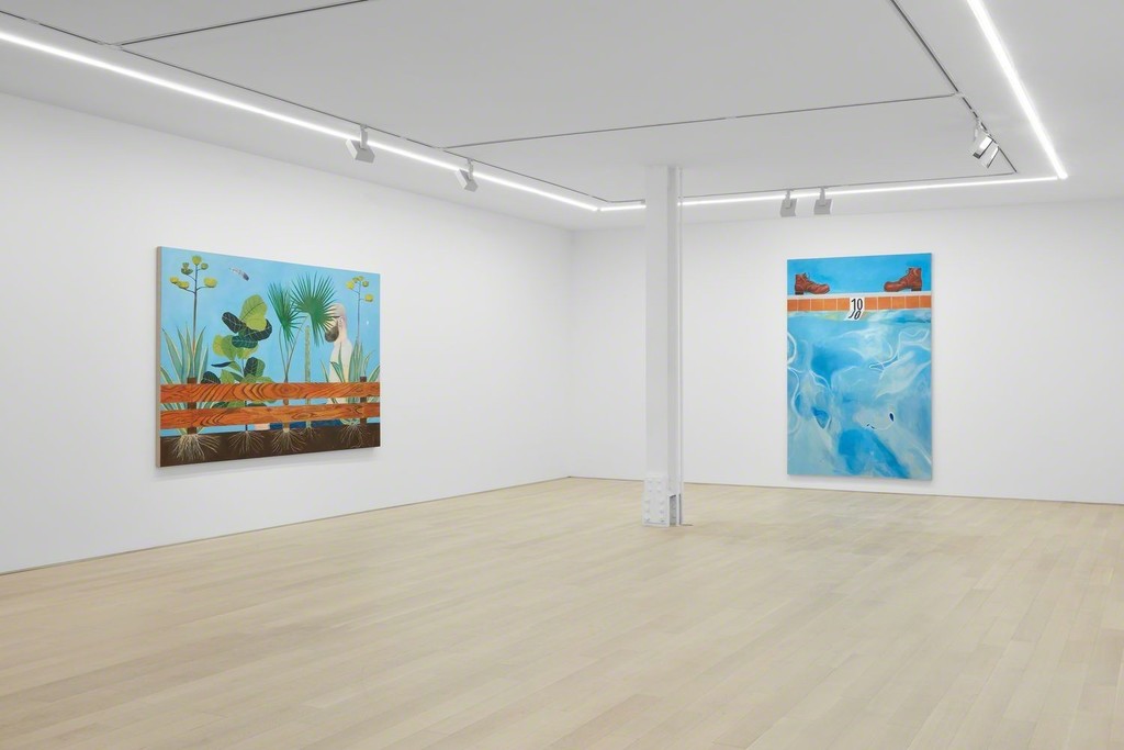 Installation view of current exhibition Michael Hilsman: Pictures of 'M.' and Other Pictures. © Michael Hilsman - Courtesy of the Artist and Almine Rech - Photo: Matthew Kroening. Installation view of current exhibition Michael Hilsman: Pictures of 'M.' and Other Pictures. © Michael Hilsman - Courtesy of the Artist and Almine Rech - Photo: Matthew Kroening.