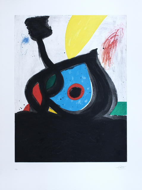 Joan Miró, ‘ L'Oeil bleu du volcan (1238)’, 1981, Galerie Ernst Hilger
