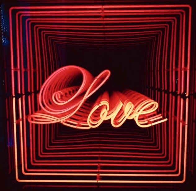 Emmanuelle Rybojad, ‘Love’, 2018, Installation, LED mirror, Gloria Gallery