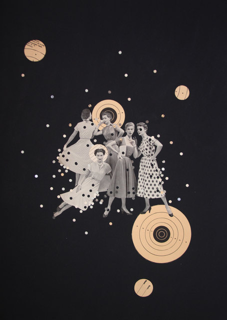 Lizzie Gill, ‘She Was Different (From Her Profile)’, 2015, Drawing, Collage or other Work on Paper, Collage on Paper, Roman Fine Art