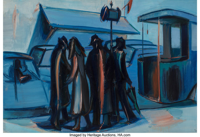 Jean Hélion, ‘L'attente bleue’, 1966, Heritage Auctions