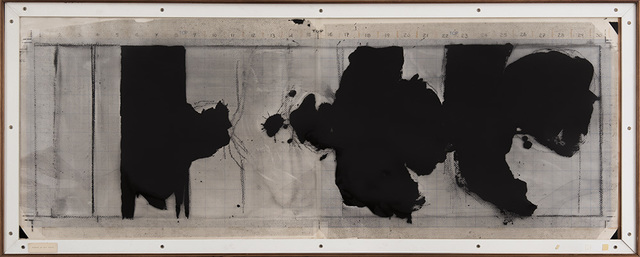 Robert Motherwell Mylar Scale Model for "Reconciliation