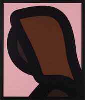 Julian Opie - Paper Head 1, from Paper Heads
