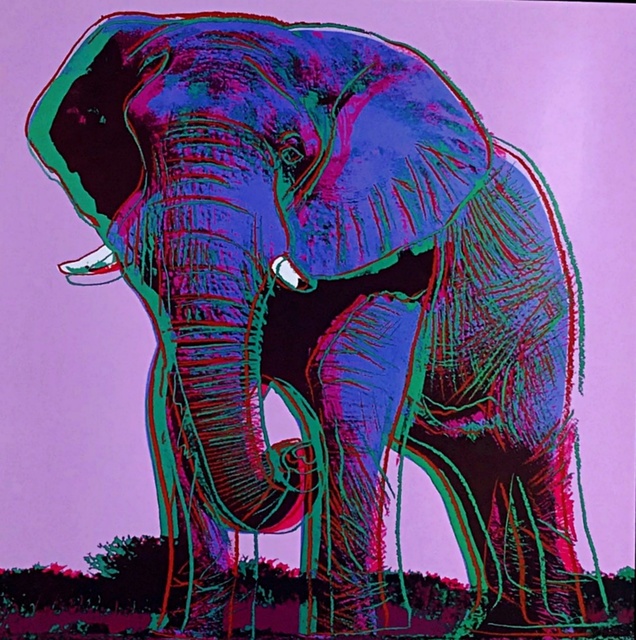Andy Warhol, ‘Elephant for Art Basel’, 1987, Alpha 137 Gallery Gallery Auction
