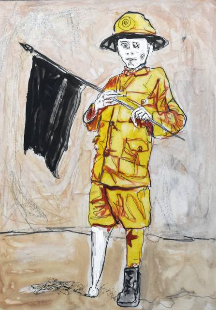 Farley Aguilar, ‘Boy with Flag’, 2016, Spinello Projects