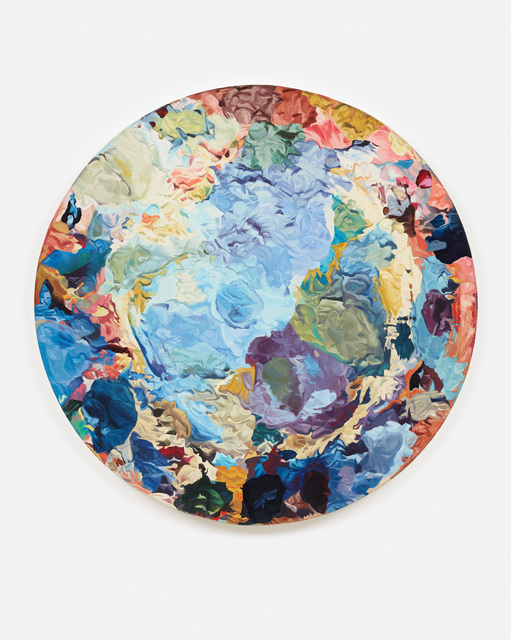 Piotr Nathan, ‘Farbensammler/ colourcollector’, 1990, Painting, Oil on canvas, Brutto Gusto