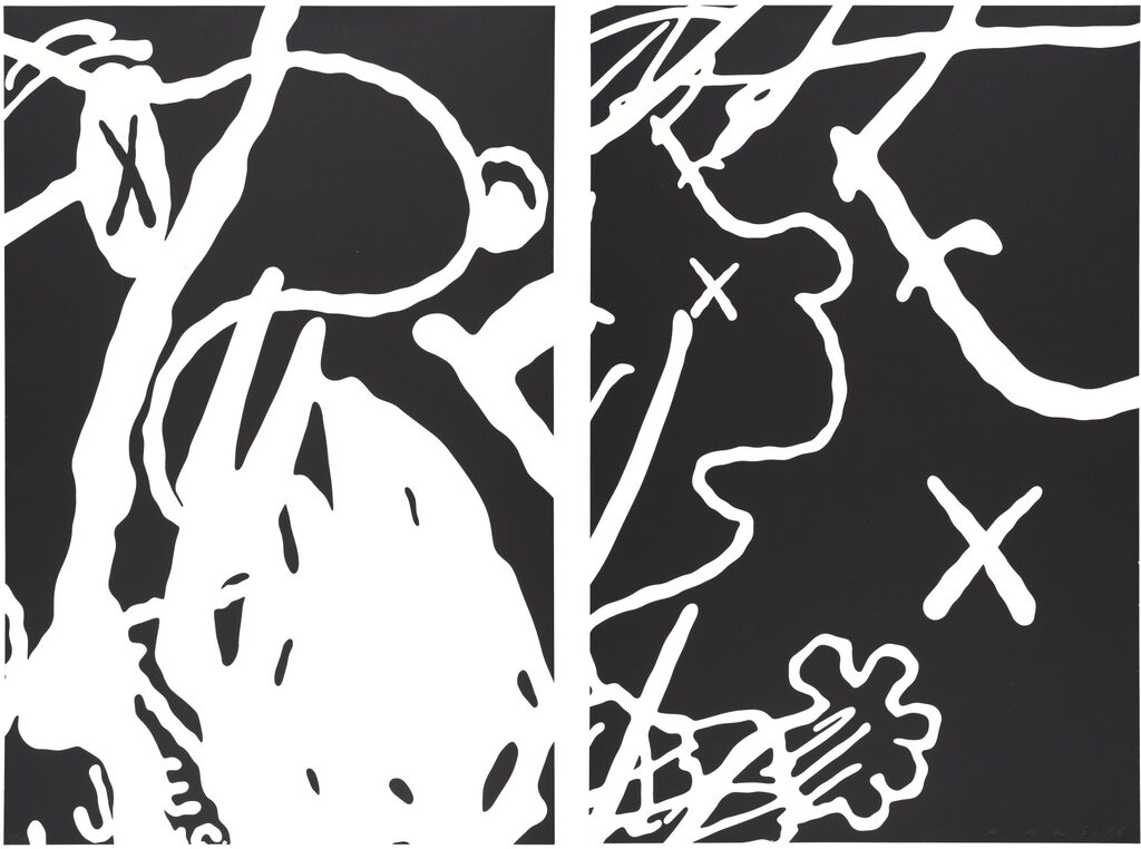 KAWS - MAN'S BEST FRIEND: two prints